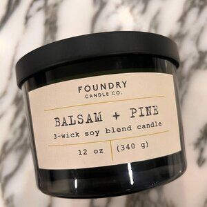 New Foundry Candle Typewriter Candle Balsam Pine-12 Oz,3 - wick soy blend candle